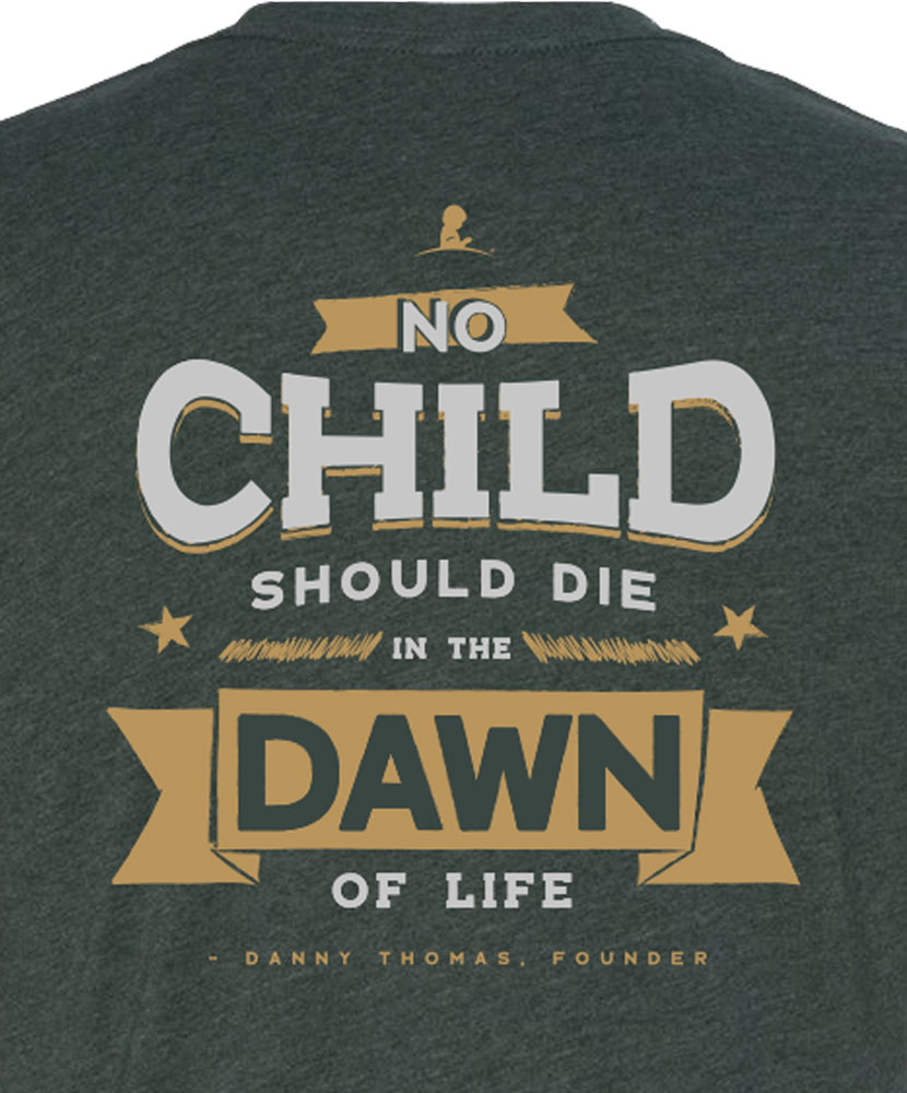 Dawn of Life Banner Back Design T-Shirt